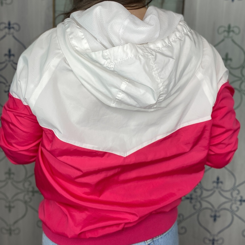 Riflessi Collection Premium Edition Windbreaker Jacket Pink and White - Picture 2 of 14
